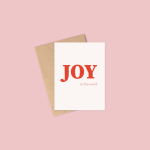 Joy to the world