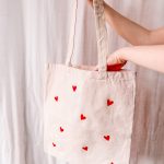 Totebag hartjes