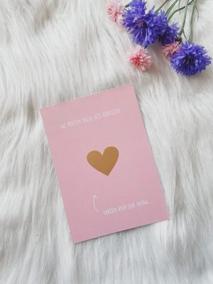 We zijn zwanger - roze