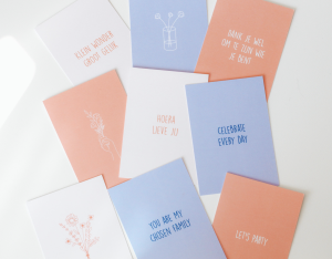 9 cadeaukaartjes - A7