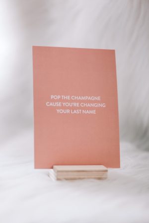 Pop the champagne