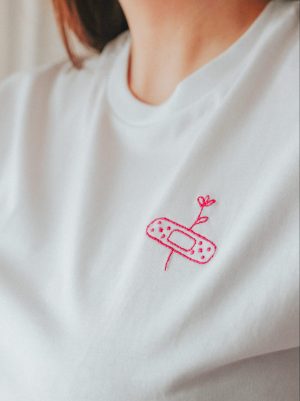 T-shirt pleister