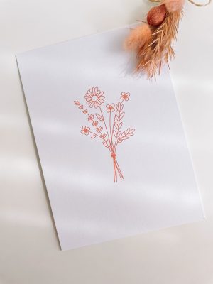 Boeket kaartje