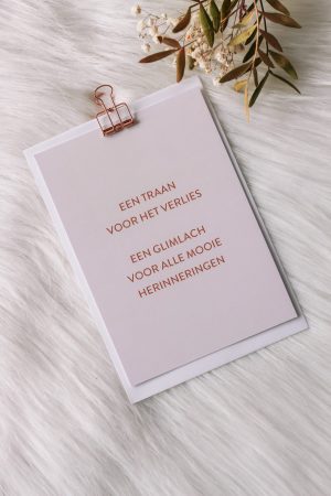 Traan voor het verlies