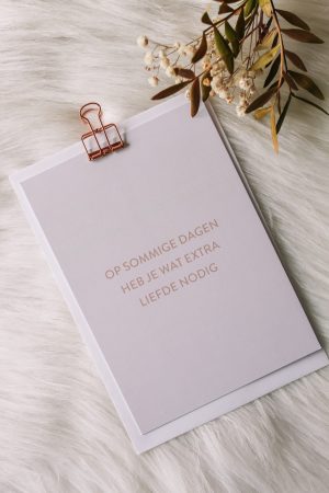 Extra liefde nodig