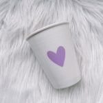 Tas hartje paars