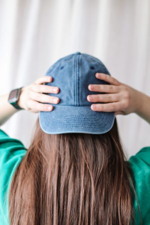 Pet - vintage blauw