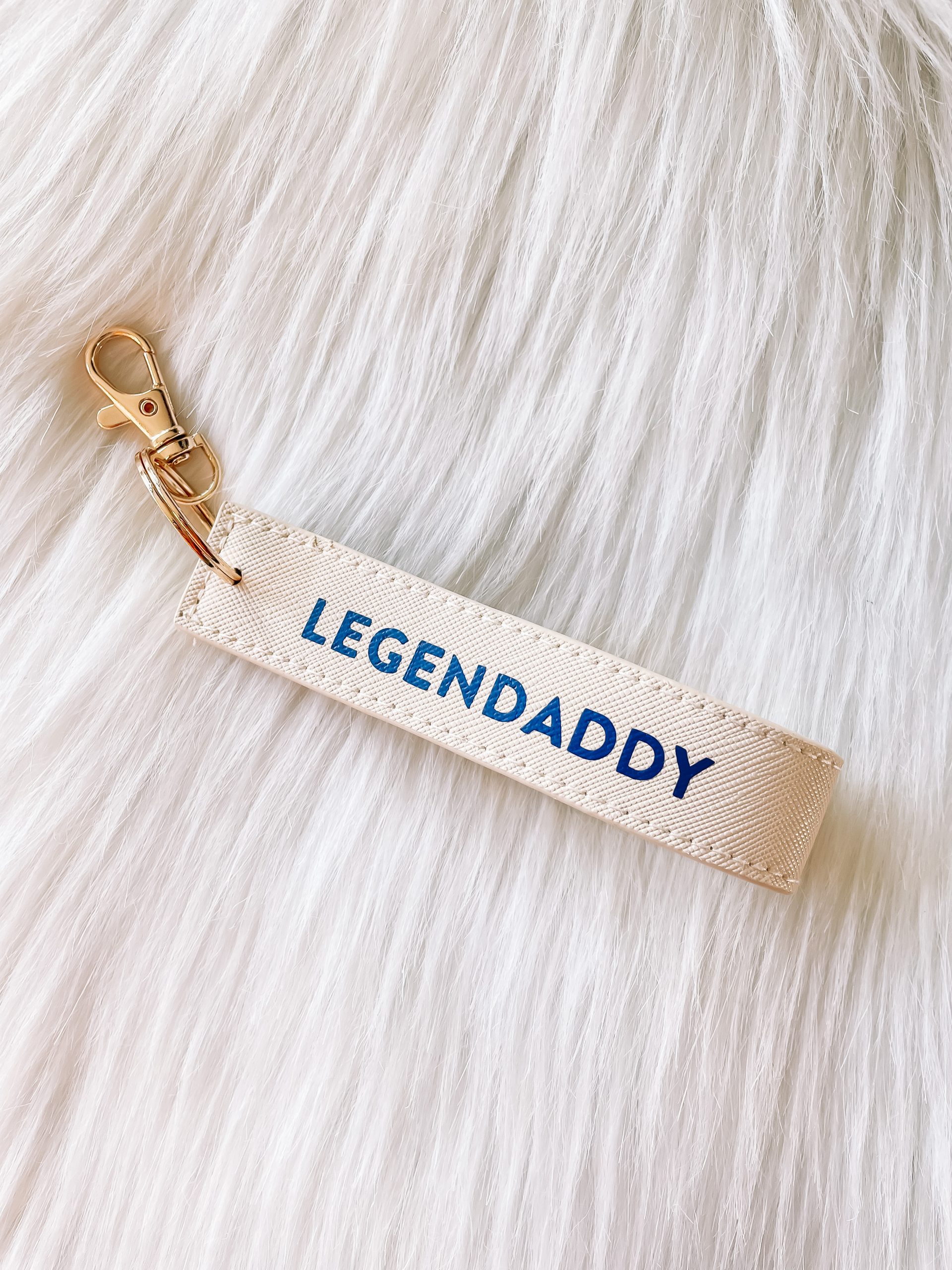 Sleutelhanger legendaddy beige