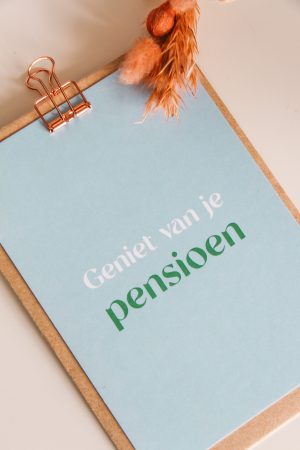 Geniet van je pensioen