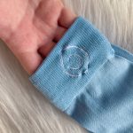 Kousen lichtblauw smiley 43/46
