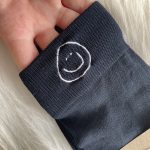 Kousen donkerblauw smiley 43/46