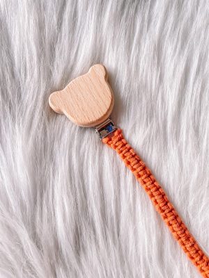 Macrame fopspeenkoord lila - Afbeelding 3