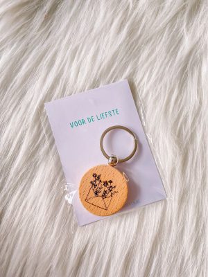 A7 'voor de liefste' + sleutelhanger