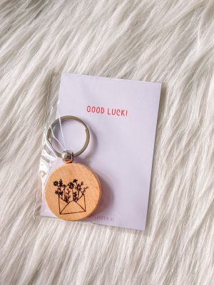 A7 'Good luck' + sleutelhanger