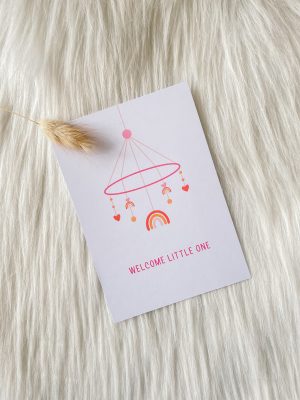 Little one hanger roze