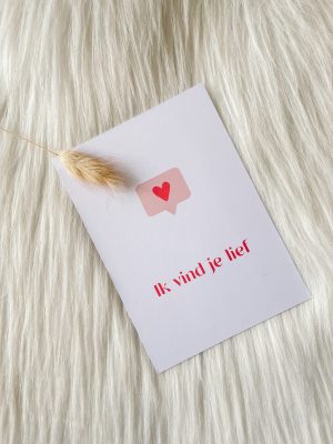 Ik vind je lief