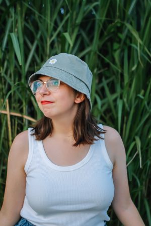hat - khaki