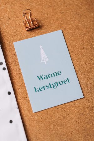 Warme kerstgroet - A7