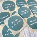 Warme kerstgroet / 10 stuks