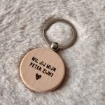 Houten sleutelhanger - Peter zijn?