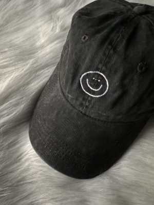 Pet zwart smiley