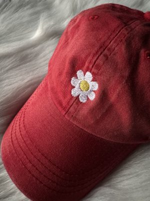 Pet rood bloem