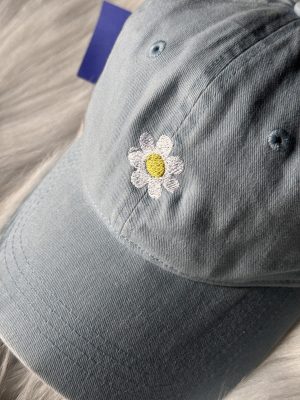 Pet lichtblauw bloem