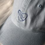 Pet lichtblauw hartje selflove
