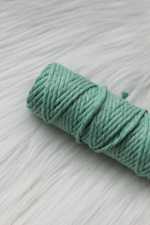Macrame licht turquoise