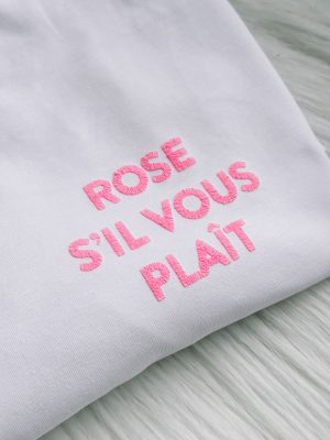 T-shirt rose s'il vous plaît - Afbeelding 2
