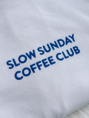 T-shirt slow sunday coffee club