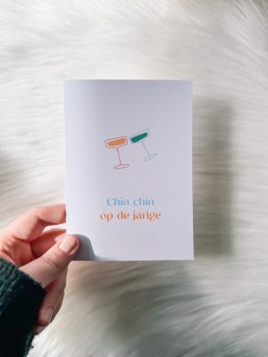 Chin chin op de jarige