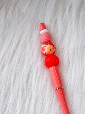 Kralenpen - rood flower