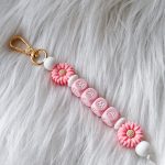 Mama sleutelhanger - roze