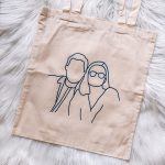 Totebag - lijntekening