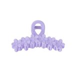 Hairclip bloemen rij lila