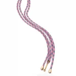 Phone cord cotton roze/paars