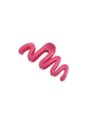 Hairclip zigzag oudroze