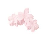 Hairclip grote bloemen pale pink