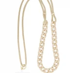 Phone cord ringen - beige