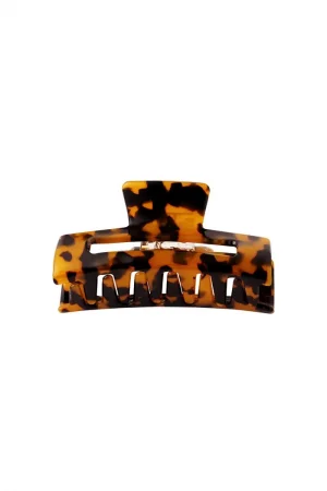 Hairclip medium bruin