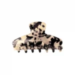 Hairclip spotted beige