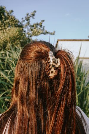 Hairclip spotted bruin - Afbeelding 2