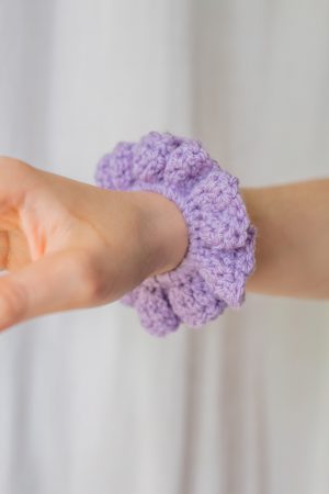 Scrunchie pastelpaars - Afbeelding 2