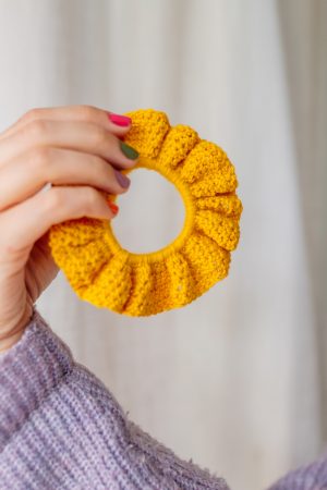 Scrunchie felgeel