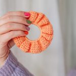 Scrunchie pasteloranje