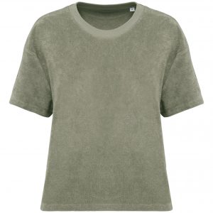 Towel t-shirt - almond green
