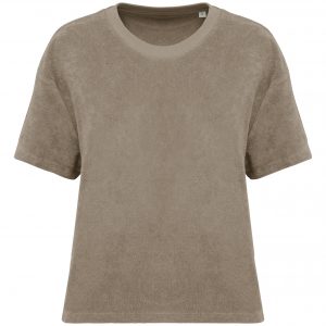 Towel t-shirt - coffee