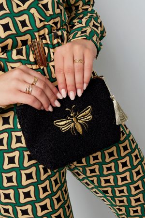 Make-up bag teddy bee lichtroze - Afbeelding 2