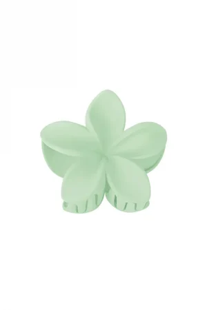 Hairclip bloem groot munt